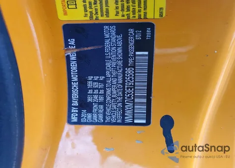 2014 Mini Cooper S from USA, damaged, VIN WMWXM7C53ET925586